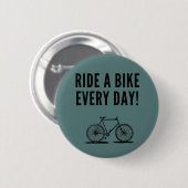Motivatie fietsen ronde button 5,7 cm (Voorkant /achterkant)
