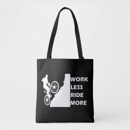 Motivatie fietsen tote bag (Voorkant)