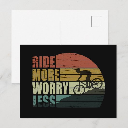 Motivatie fietsoffertes feestdagenkaart (Voorkant / Achterkant)