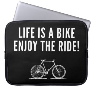 Motivatie fietsoffertes laptop sleeve
