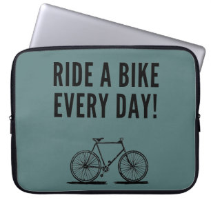 Motivatie fietsoffertes laptop sleeve