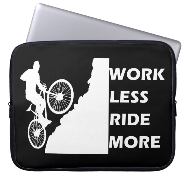 Motivatie fietsoffertes laptop sleeve (Voorkant)