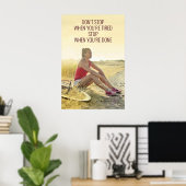 Motivatie fietsprint –  offerte poster (Thuiskantoor)