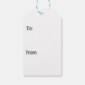 Motivatie Fietssport om u te inspireren Custom Cadeaulabel (Achterkant)