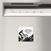 Motivatie Fietssport om u te inspireren Custom Magneet (Insitu (Vaatwasser))