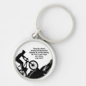 Motivatie Fietssport om u te inspireren Custom Sleutelhanger (Voorkant)