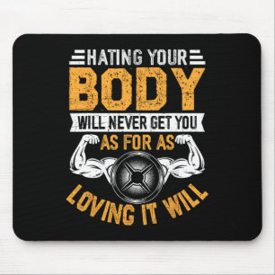 Motivatie Fitness Bodybuilding Workout Gym Quot Muismat