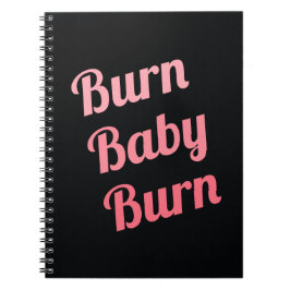 Motivatie fitness brn zwarte Baby roze Notitieboek