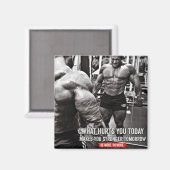 Motivatie fitness Gym Magneet (Voorkant / Achterkant)