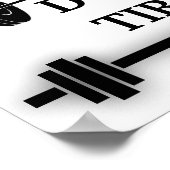 Motivatie fitness gym Quote Poster (Hoek)