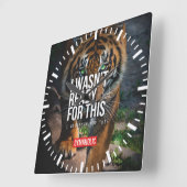 Motivatie fitness Gym Vierkante Klok (Hoek)