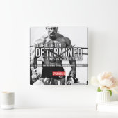 Motivatie fitness Gym Vierkante Klok (Huis)