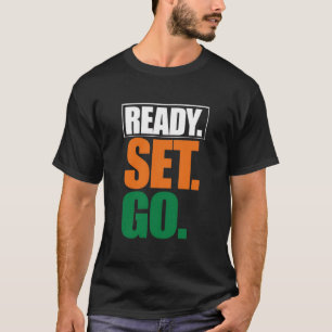 Motivatie Fitness Klaar Start Ga, Gym Workout T-shirt