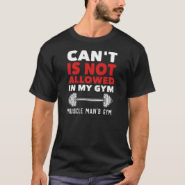 Motivatie fitness persoonlijke trainer t-shirt
