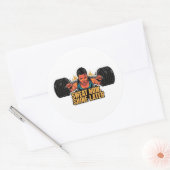 Motivatie fitness Sticker zweet nu glans later (Envelop)