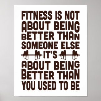 Motivatie fitnessoffertes, gym Décor-Posters Poster