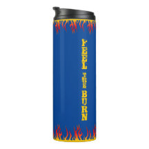 Motivatie Flames Goudgeel Script DEEP BLUE