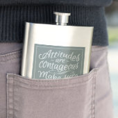 MOTIVATIE fles ATTITUDES Heupfles (Voorbeeld)