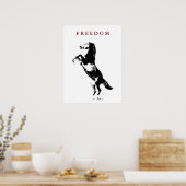 Motivatie fokpaard Pop Art Poster (Keuken)