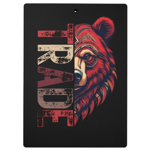 motivatie | Forex mindset | Bear Klembord (Achterkant)