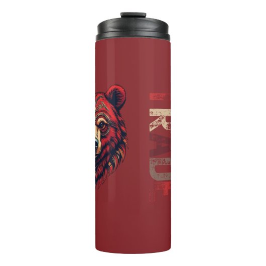 motivatie | Forex mindset | Bear Thermosbeker (Voorkant)