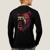 motivatie | Forex mindset | Bear Tri-Blend Shirt (Achterkant volledig)