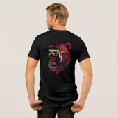 motivatie | Forex mindset | Bear Tri-Blend Shirt (Achterkant volledig)