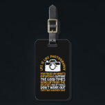 Motivatie fotografie focust op wat belangrijk is bagagelabel<br><div class="desc">Het leven is als fotografie. Focus op wat belangrijk is, maak de goede tijden vast. Inspirerend en motivatie prijsontwerp voor fotografen. Koel gezegde en slogan typografie koopwaar voor hen die graag foto's nemen, lid van de fotografische club. en noodlijdend ontwerp voor amateur- of professionele fotografen die overal camera's en lenzen...</div>