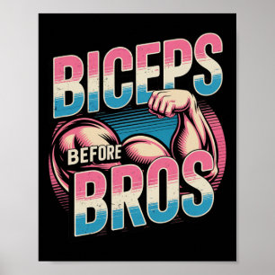 Motivatie Funny Gym Humor Biceps Gains Biceps B Poster