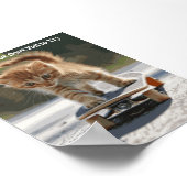 Motivatie Funny Inspirerend Cat Poster (Hoek)