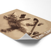 Motivatie Funny Inspirerend Cat Poster (Hoek)