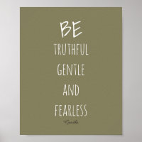 motivatie Gandhi citaat poster is waarheidsgetrouw