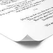 motivatie gedicht voor meisjes poster (Hoek)