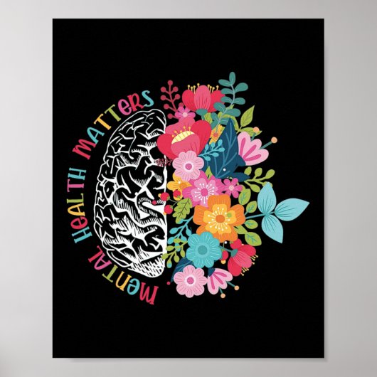 Motivatie geestelijke gezondheid Inspirerend Poster (Voorkant)