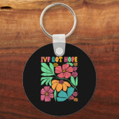 Motivatie Geïnspireerde Ivf Mama Wildflower Ivf Mo Sleutelhanger (Voorkant)