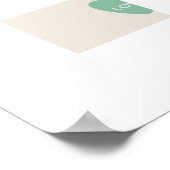 Motivatie Geloof Hoop Liefde Hart Poster (Hoek)