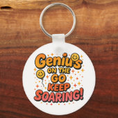 Motivatie genie sleutelhanger (Achterkant)