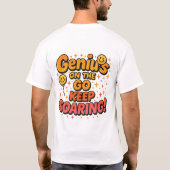 Motivatie genie t-shirt (Achterkant)