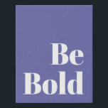 Motivatie Gezegde in Peri Paars Imitatie Canvas Print<br><div class="desc">Vet Motivatie Gezegde in Peri Paars en White Canvas Print</div>