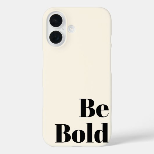 Motivatie Gezegde in zwart-wit en crème Case-Mate iPhone Case (Achterkant)