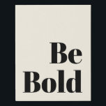 Motivatie Gezegde in zwart-wit en crème Imitatie Canvas Print<br><div class="desc">Vet Motivatie Gezegde in zwart-wit en Cream Canvas afdrukken</div>