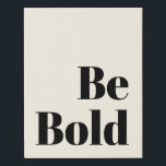 Motivatie Gezegde in zwart-wit en crème Imitatie Canvas Print<br><div class="desc">Vet Motivatie Gezegde in zwart-wit en Cream Canvas afdrukken</div>