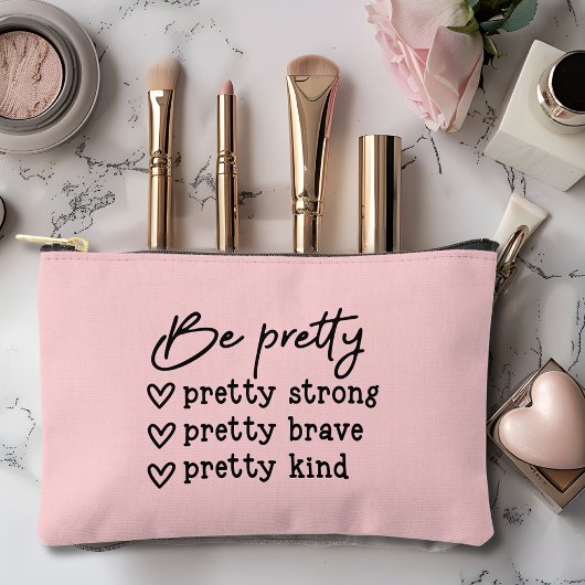 Motivatie Gezegde roze accessoire zakje Etui