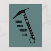 Motivatie gezegde voor rotsklimmen briefkaart (Voorkant)