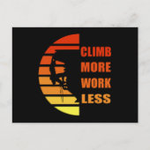 Motivatie gezegde voor rotsklimmen feestdagenkaart (Voorkant)
