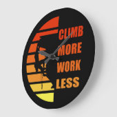 Motivatie gezegde voor rotsklimmen grote klok (Hoek)