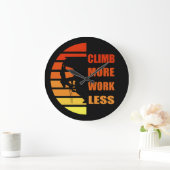 Motivatie gezegde voor rotsklimmen grote klok (Huis)