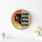 Motivatie gezegde voor rotsklimmen grote klok (Huis)