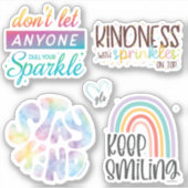 Motivatie Gezegden Sticker Pack ©GraphicLoveShop (Voorkant)