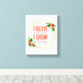 Motivatie gezegden voor succes en levensstrijd canvas afdruk (Insitu (Houten vloer))